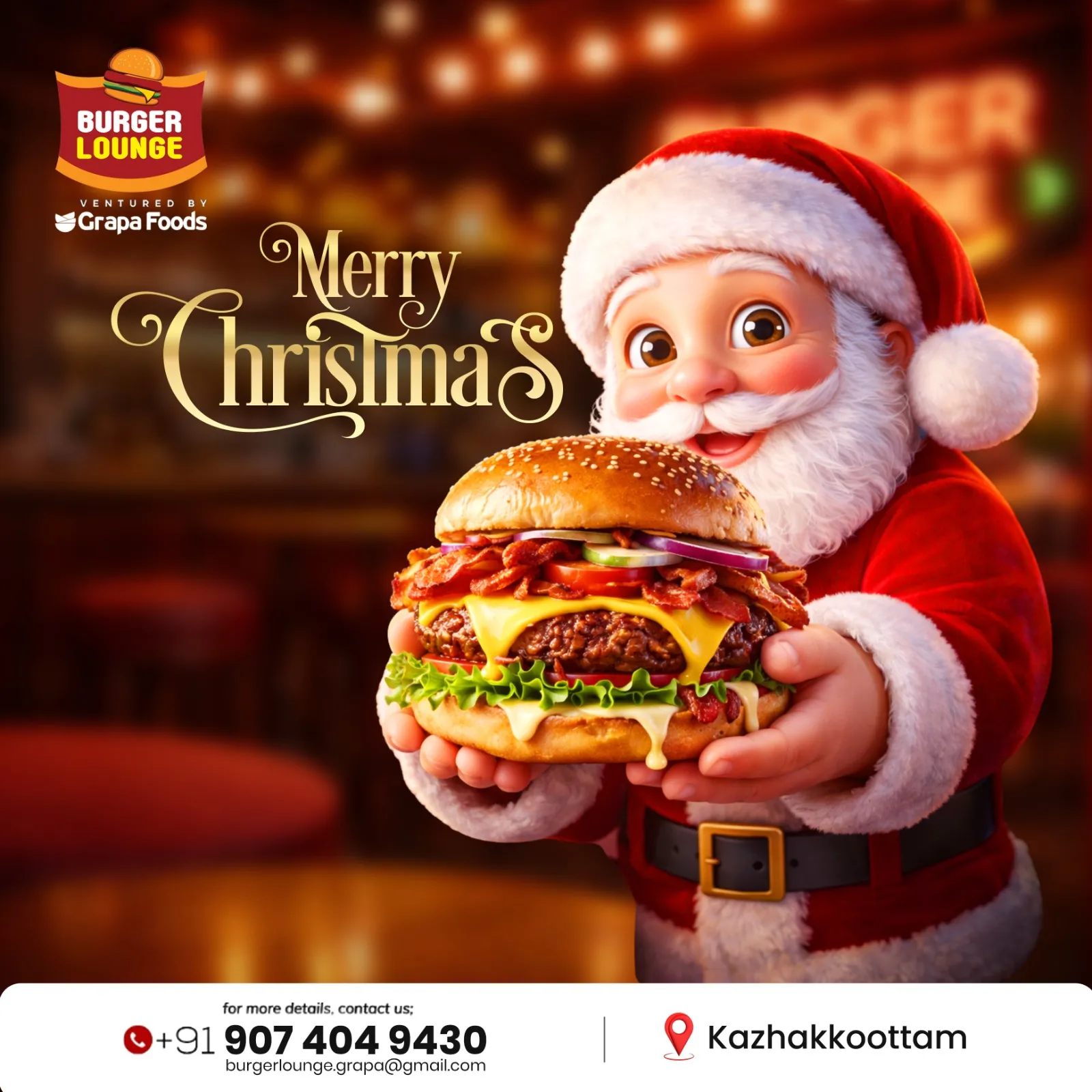 Burger Lounge Christmas – Ad Touch creative work